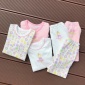 工厂19新款螺纹棉空调房四季儿童女孩秋衣裤针织打底长袖T恤内衣